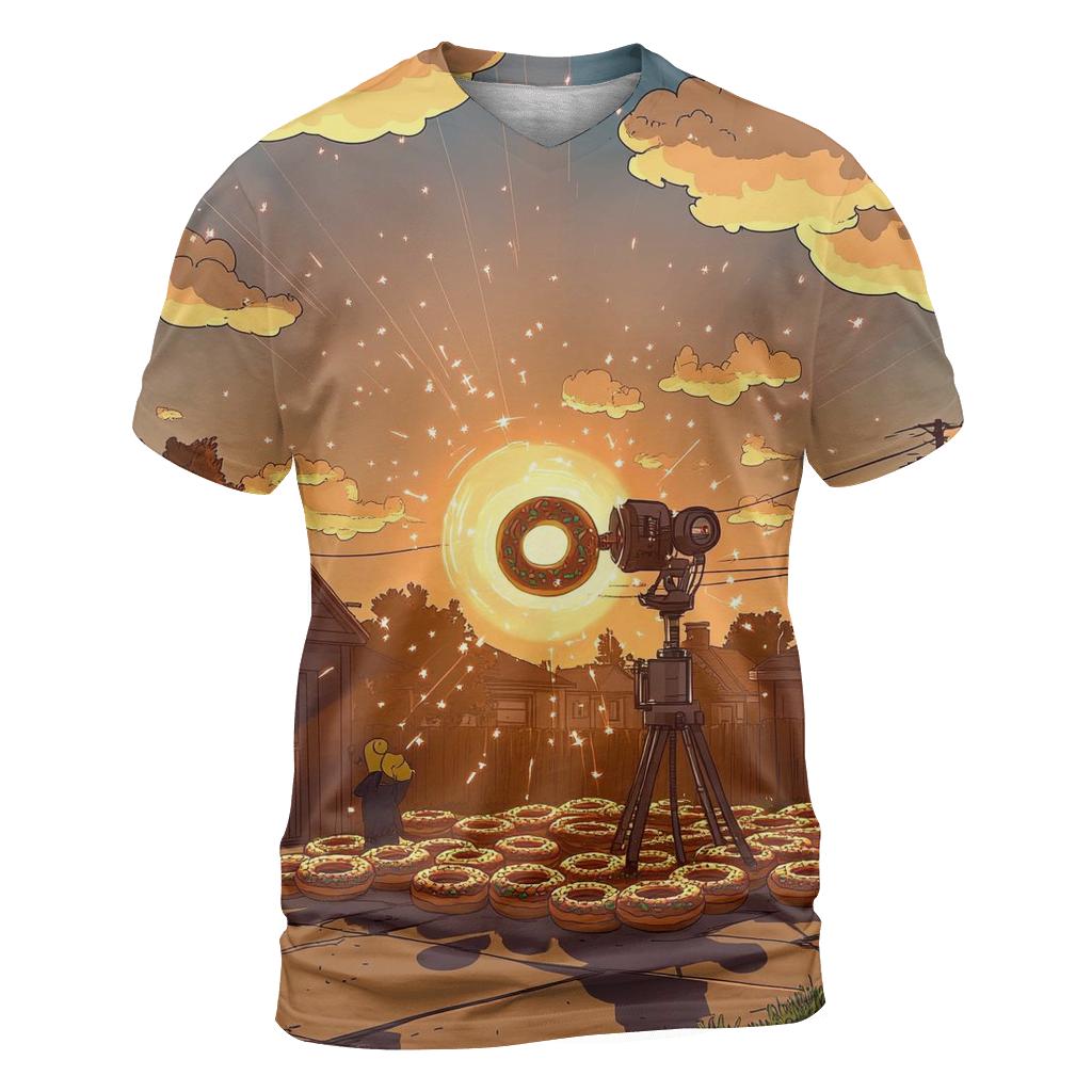 Homers Gravity Donut Experiment custom all-over print shirts