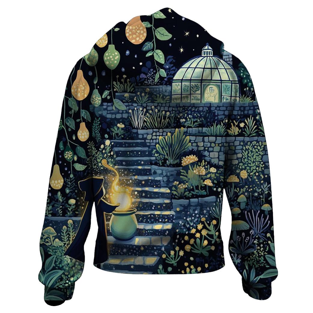 Moonlit Potion Garden Compound lightweight hoodies