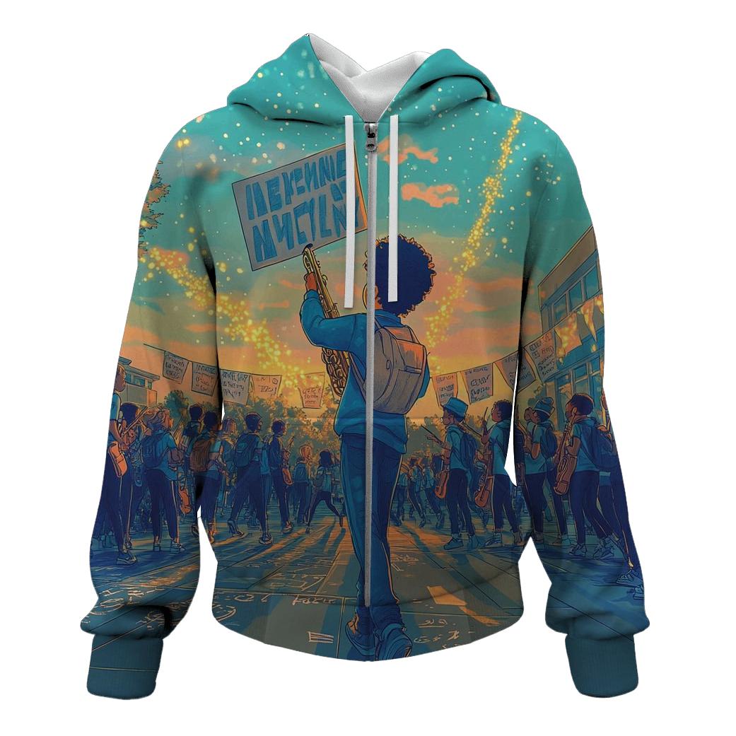 Lisas Protest Symphony heavyweight hoodies