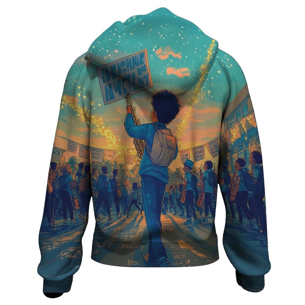 Lisas Protest Symphony heavyweight hoodies