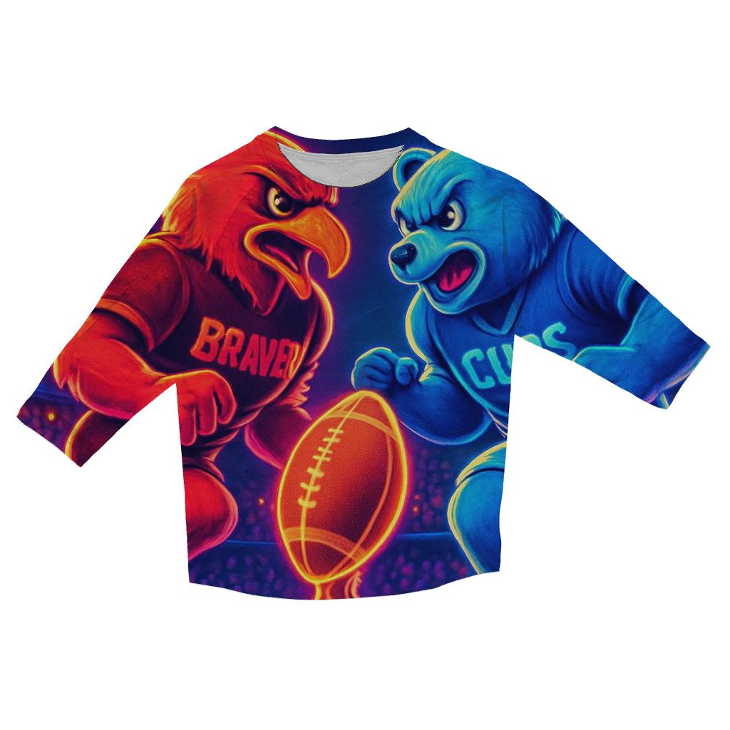 Hot Dog Derby At The Diamond trendy 3/4 sleeve tops