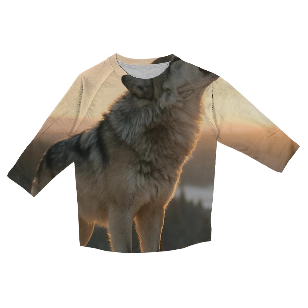 Northern Alpha At Dawn fashion 3/4 sleeve shirts