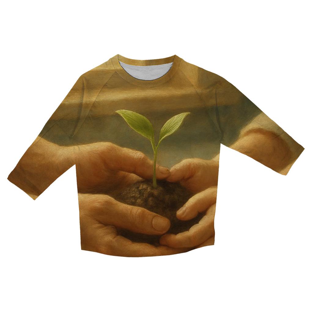 Hands That Build Tomorrow fashion 3/4 sleeve shirts