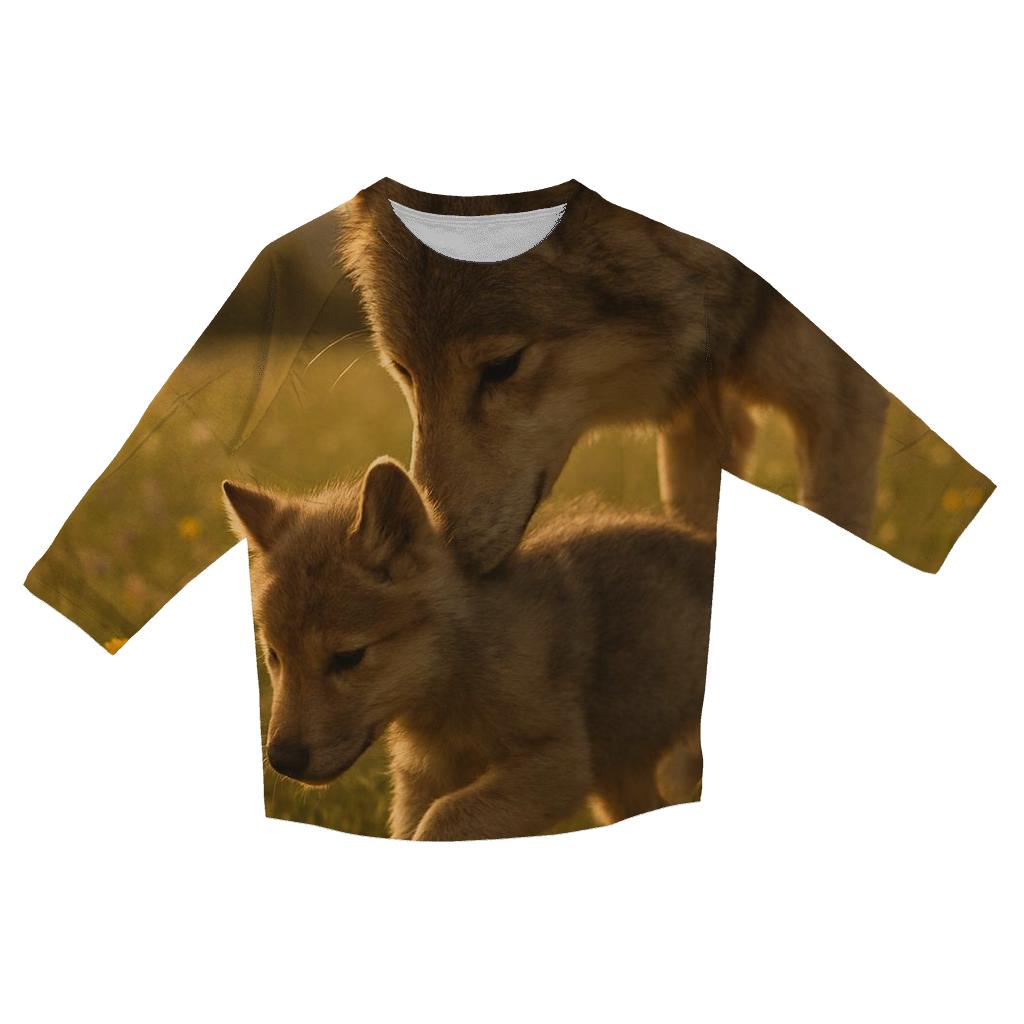 Pup Teaching In Meadow cotton quarter sleeve shirts