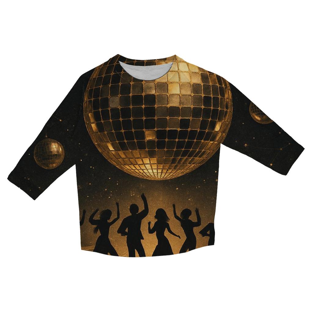 Disco Planetarium fashion 3/4 sleeve shirts