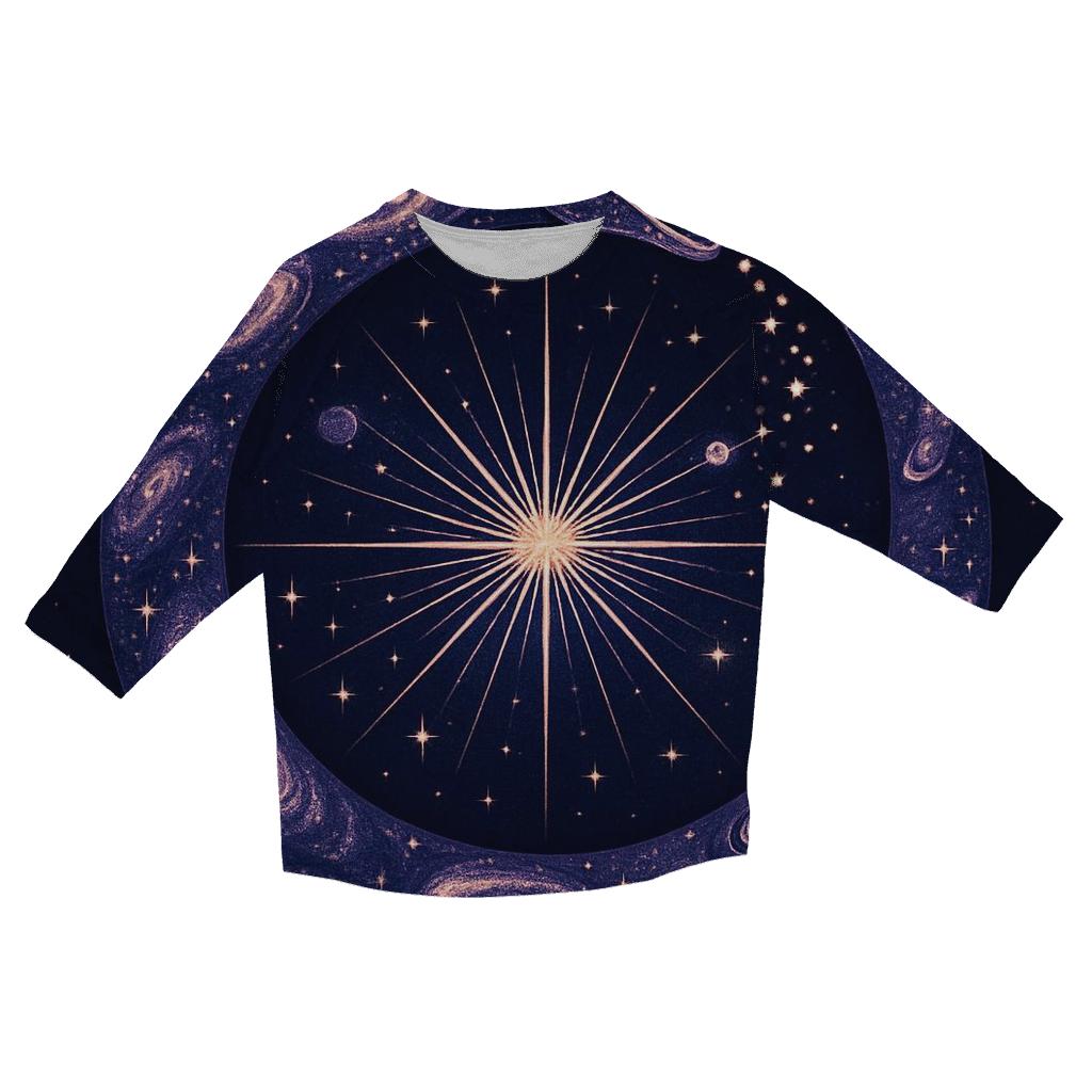 Starlit Cartwheel Ouroboros stylish quarter sleeve tops