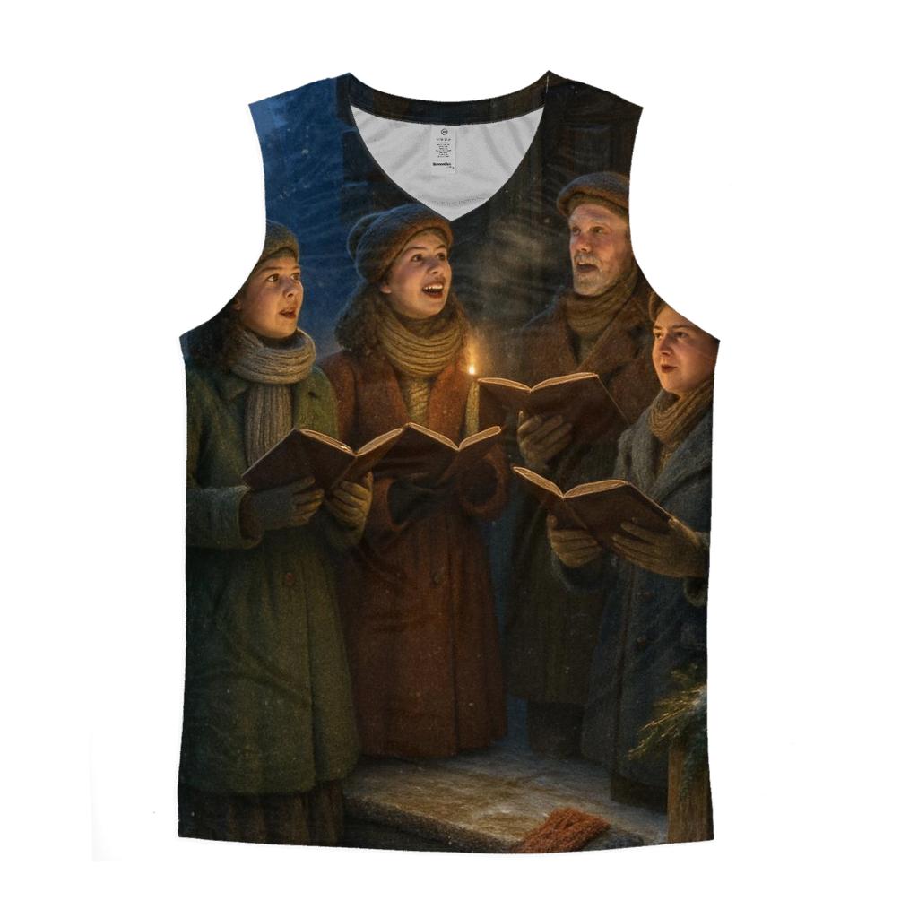 Cabin Porch Carolers trendy fitted tank tops