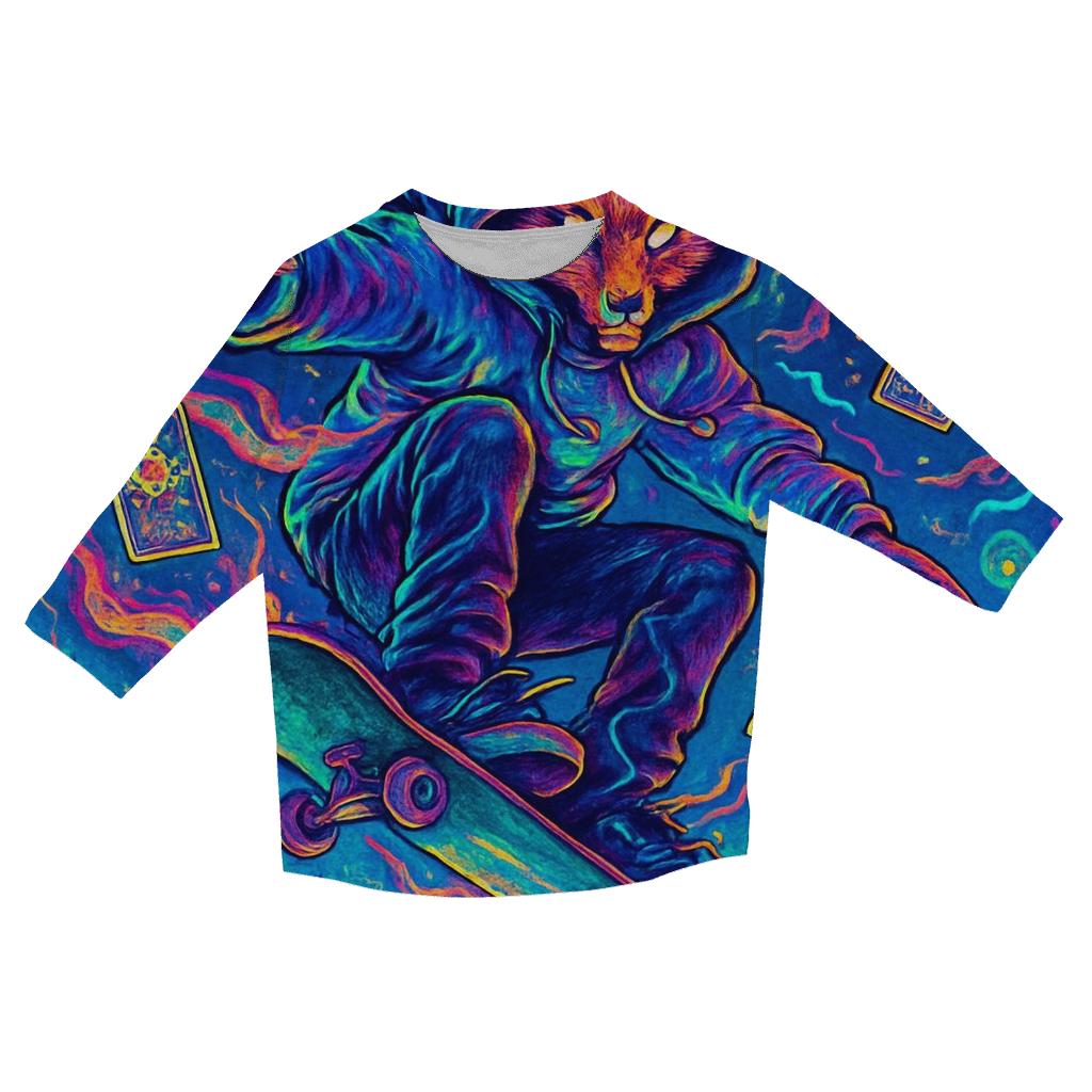 Nebula Skate Oracle stylish quarter sleeve tops