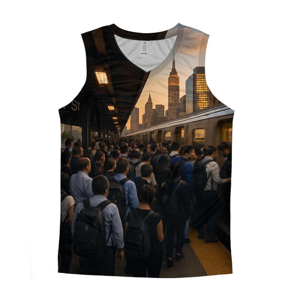 Evening Commute From Queens Plaza stylish racerback tanks