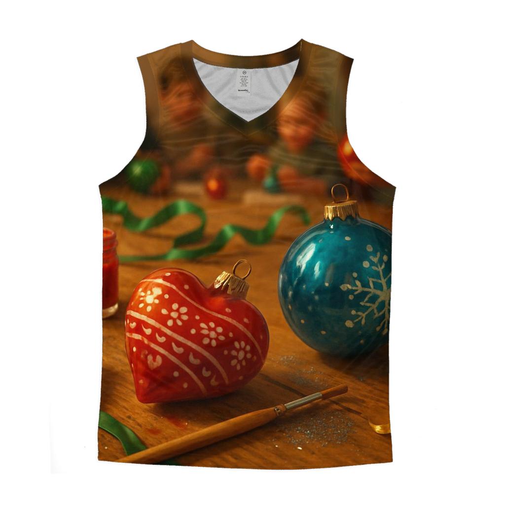 Ornament Workshop Table personalized athletic tanks