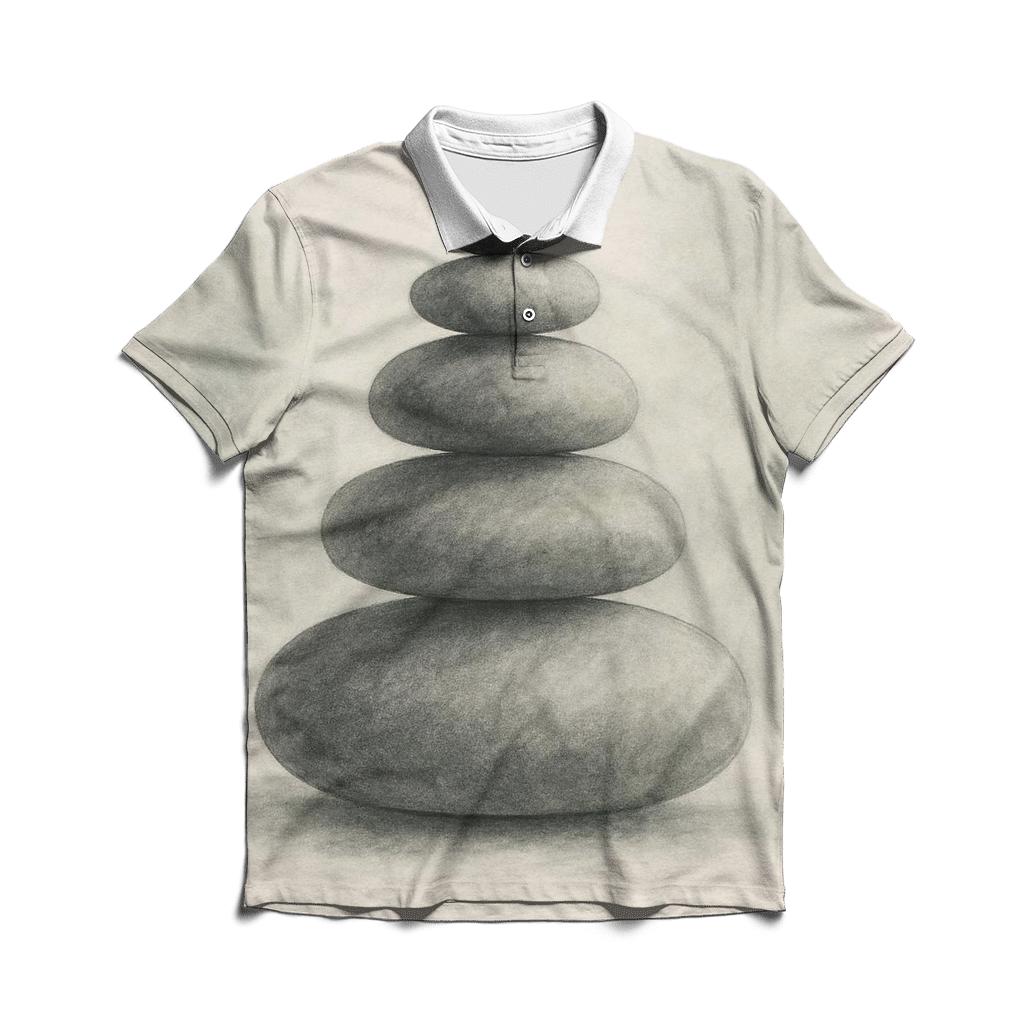 Silent Stone Stack casual sports polo shirts