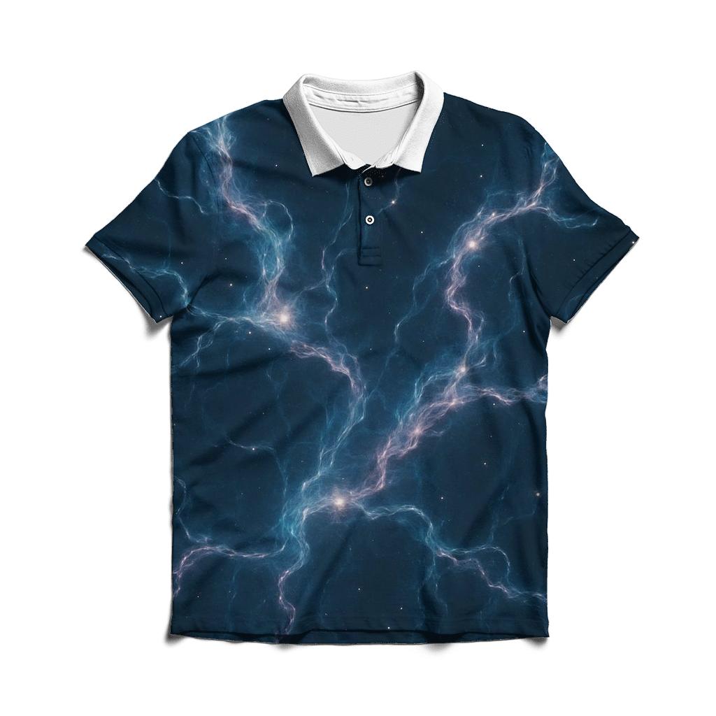 Nebula Filament Bouquet designer slim fit polos