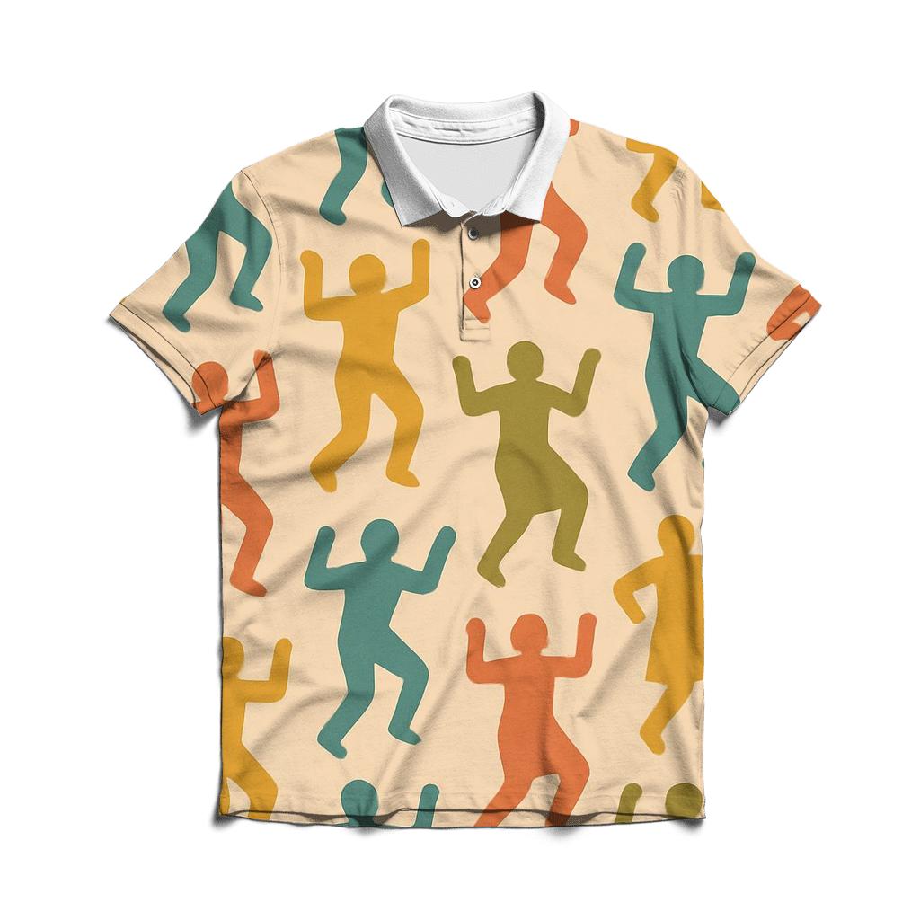 Boogie Line Dance stylish collar polo tees