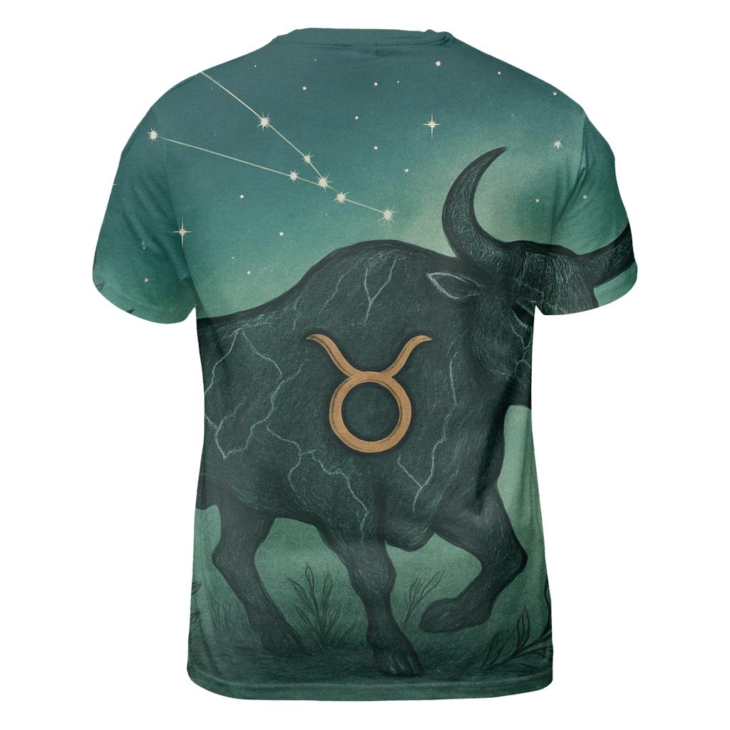 Mystic Taurus Bull Glyph Design custom all-over print shirts