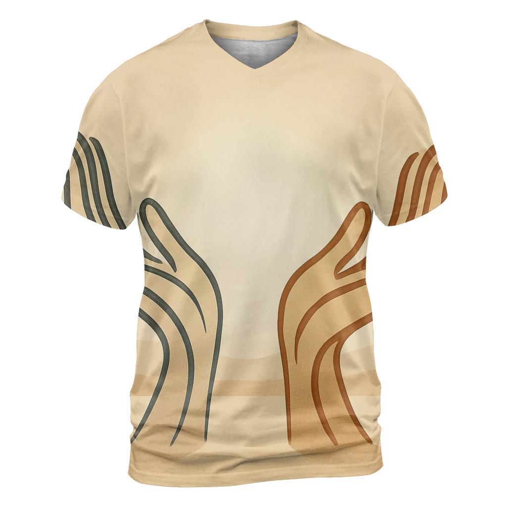 Open Hands Horizon trendy printed shirt styles