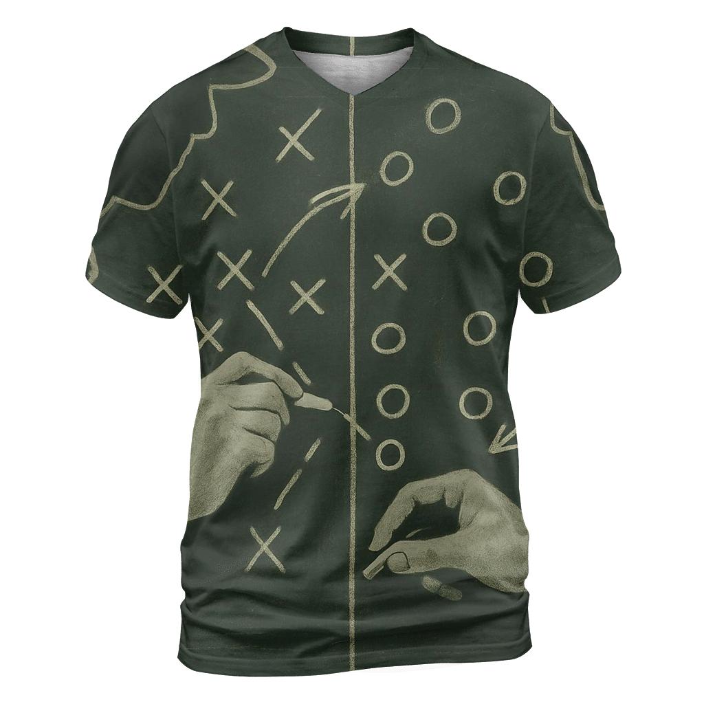 Midnight Chalkboard Play statement graphic shirts