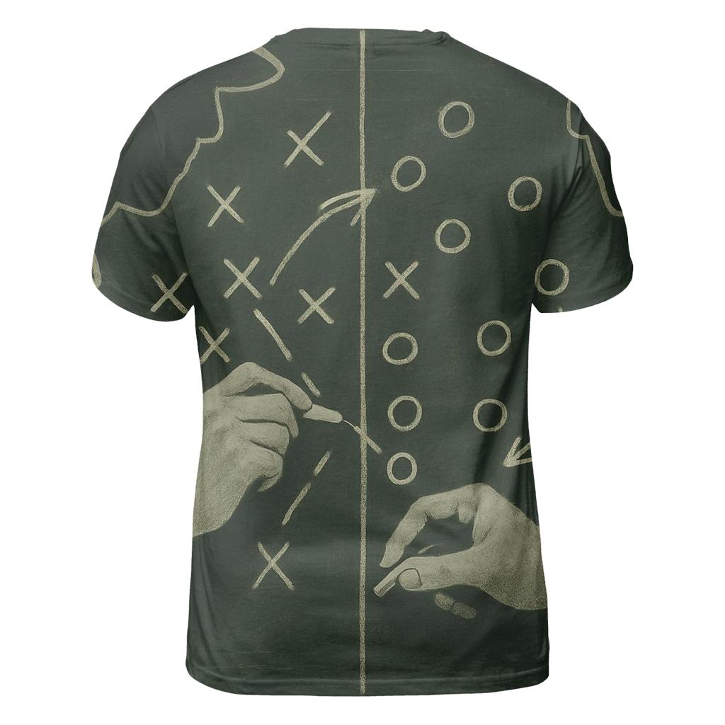 Midnight Chalkboard Play statement graphic shirts