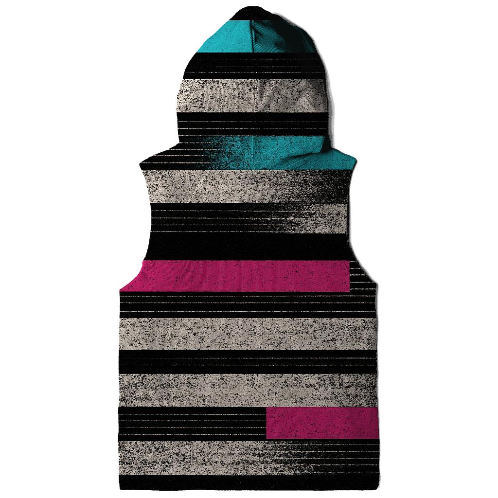 VHS Static Stripes pullover hoodies