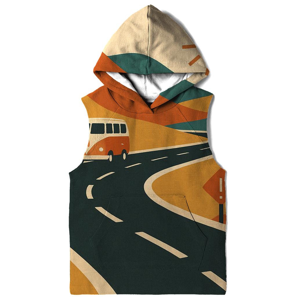Retro Road Trip Map hoodie designs