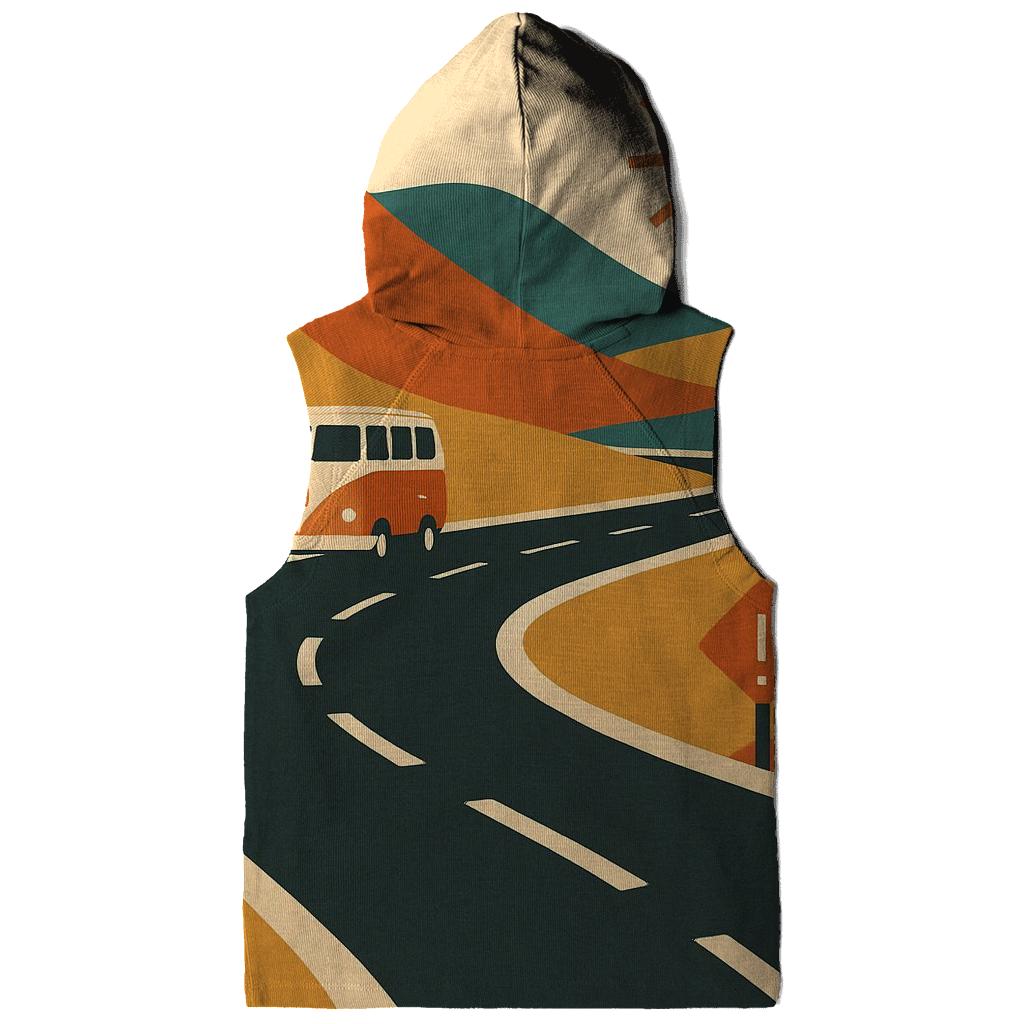 Retro Road Trip Map hoodie designs