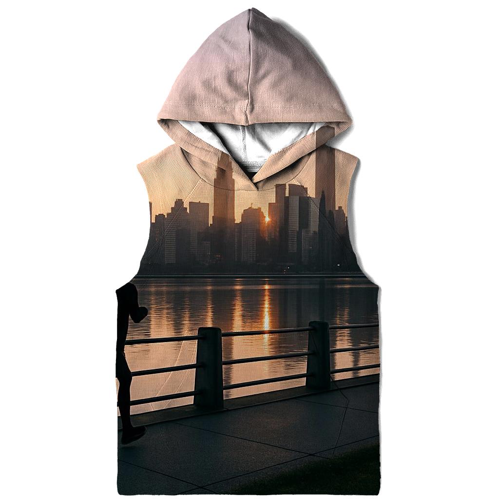 Sunrise From Roosevelt Island heavyweight hoodies