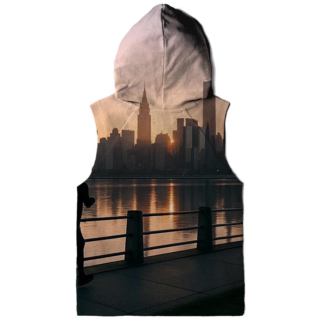 Sunrise From Roosevelt Island heavyweight hoodies