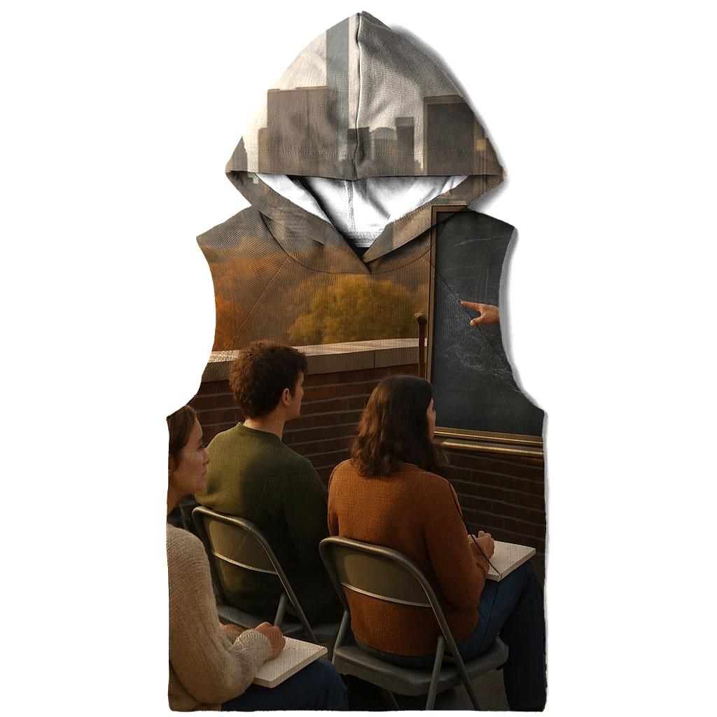 Autumn Rooftop Classroom pullover hoodies