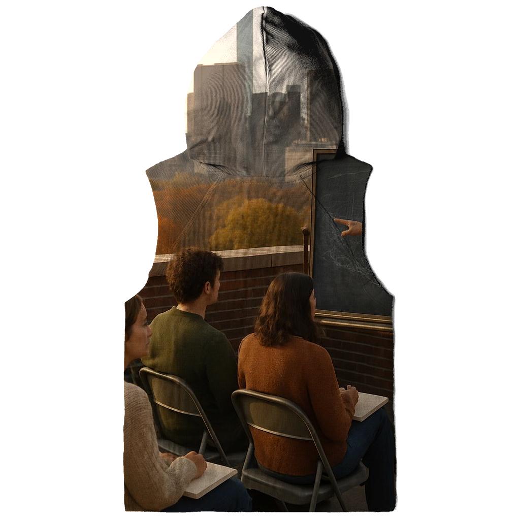 Autumn Rooftop Classroom pullover hoodies