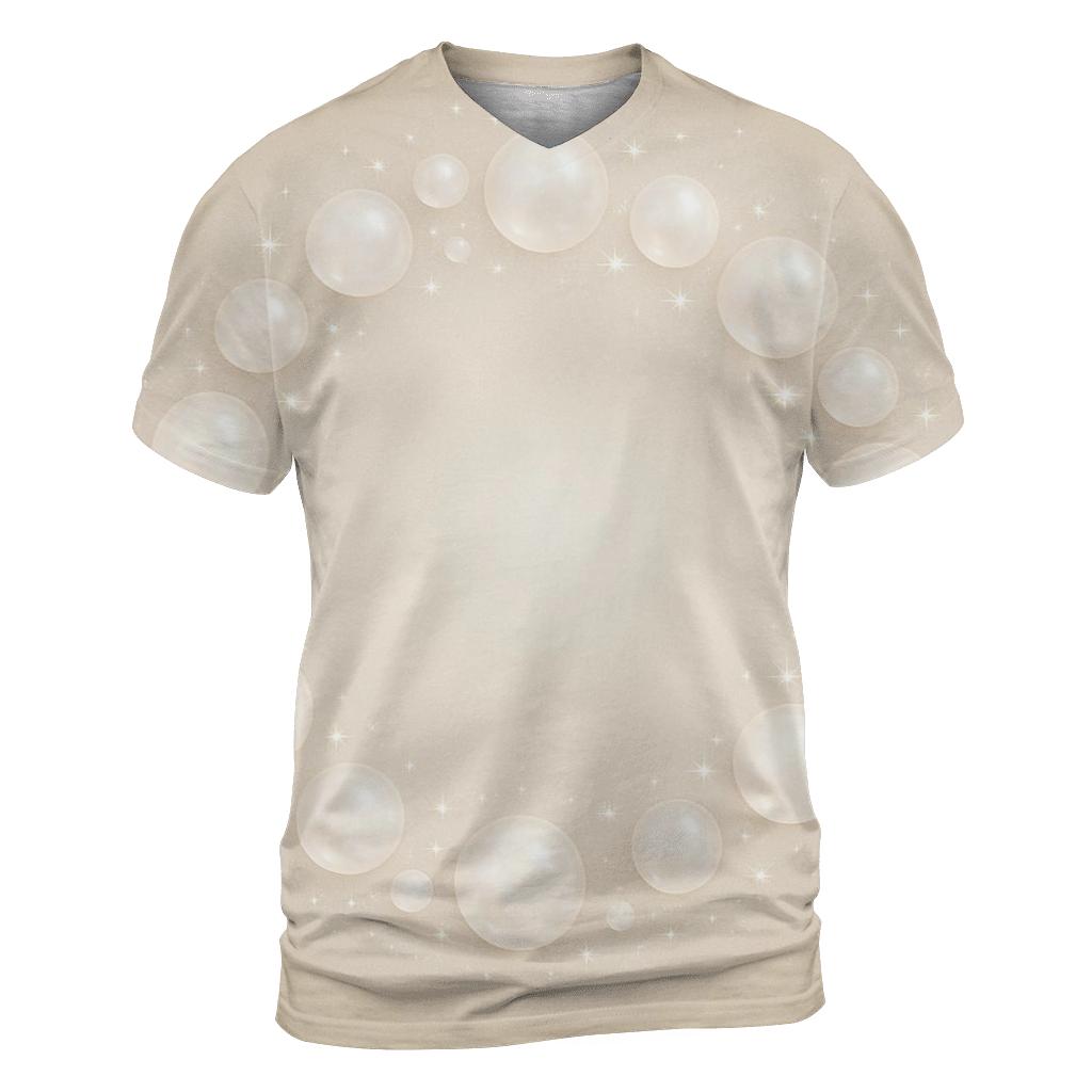 Opaline Halo vibrant all-over design tees