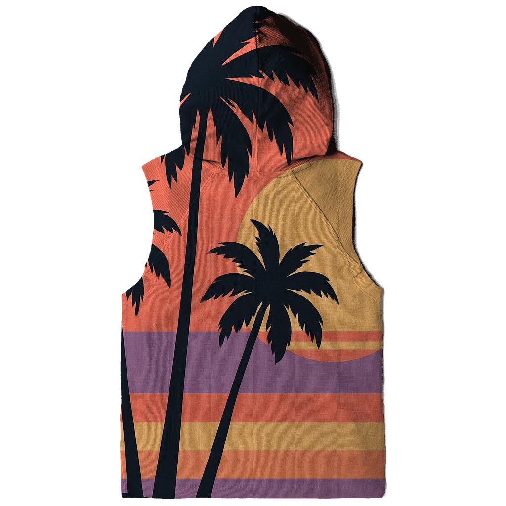 Palm Silhouette Sunset hoodie designs