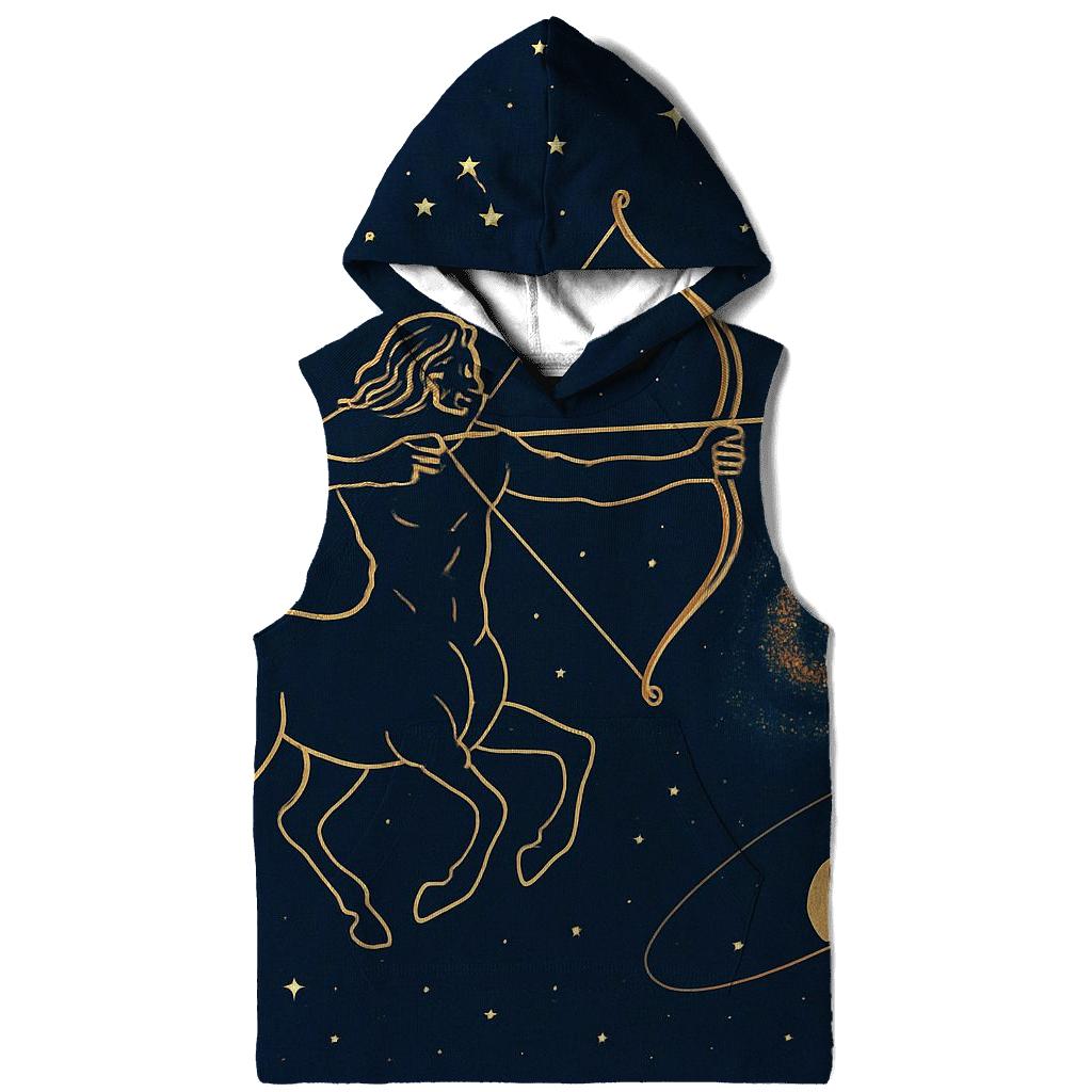Sagittarius Archer Star Map heavyweight hoodies