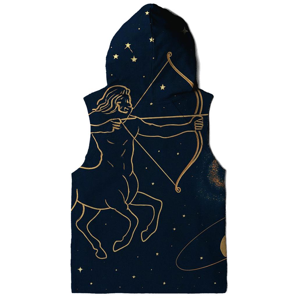 Sagittarius Archer Star Map heavyweight hoodies