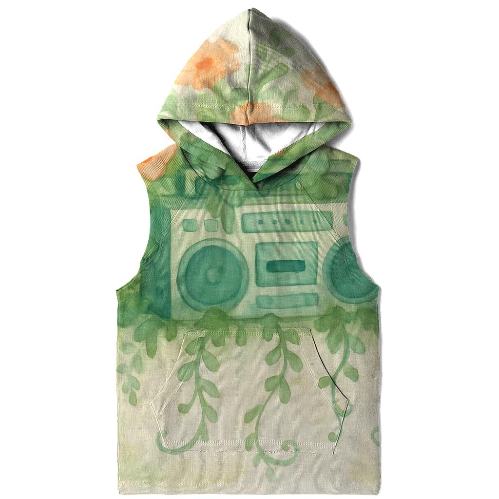 Boombox Garden printed hoodies