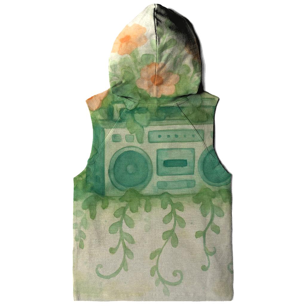 Boombox Garden printed hoodies