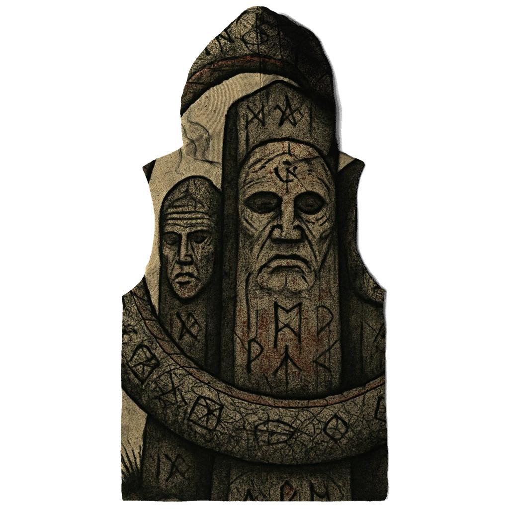 Ancestral Rune Ouroboros designer hoodies