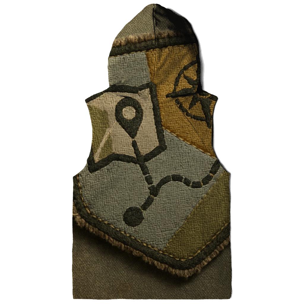 Retro Travel Patch Map hoodies fashion