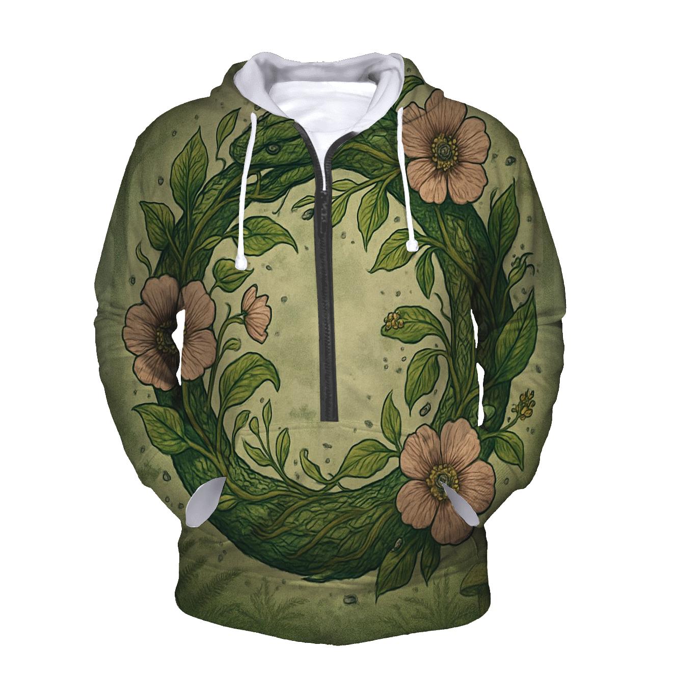 Verdant Spiral Ouroboros hoodie styles