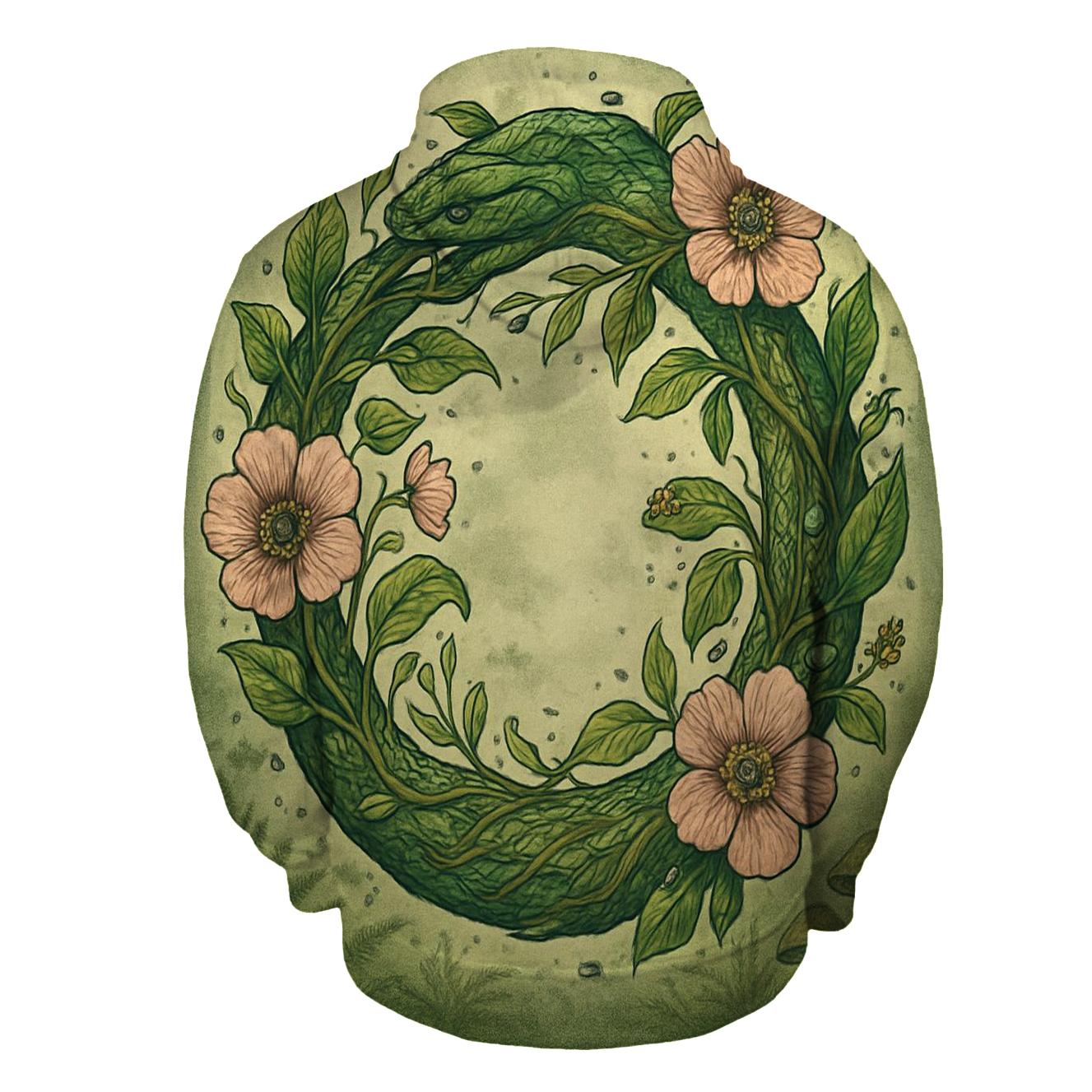 Verdant Spiral Ouroboros hoodie styles