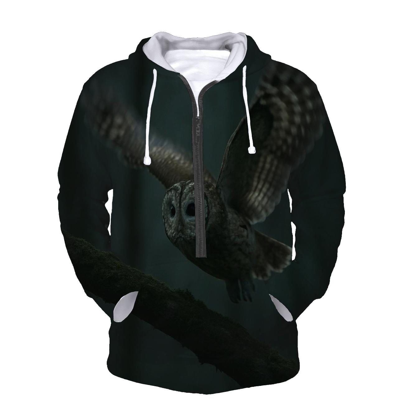 Murkwood Owl Wingbeat premium hoodies