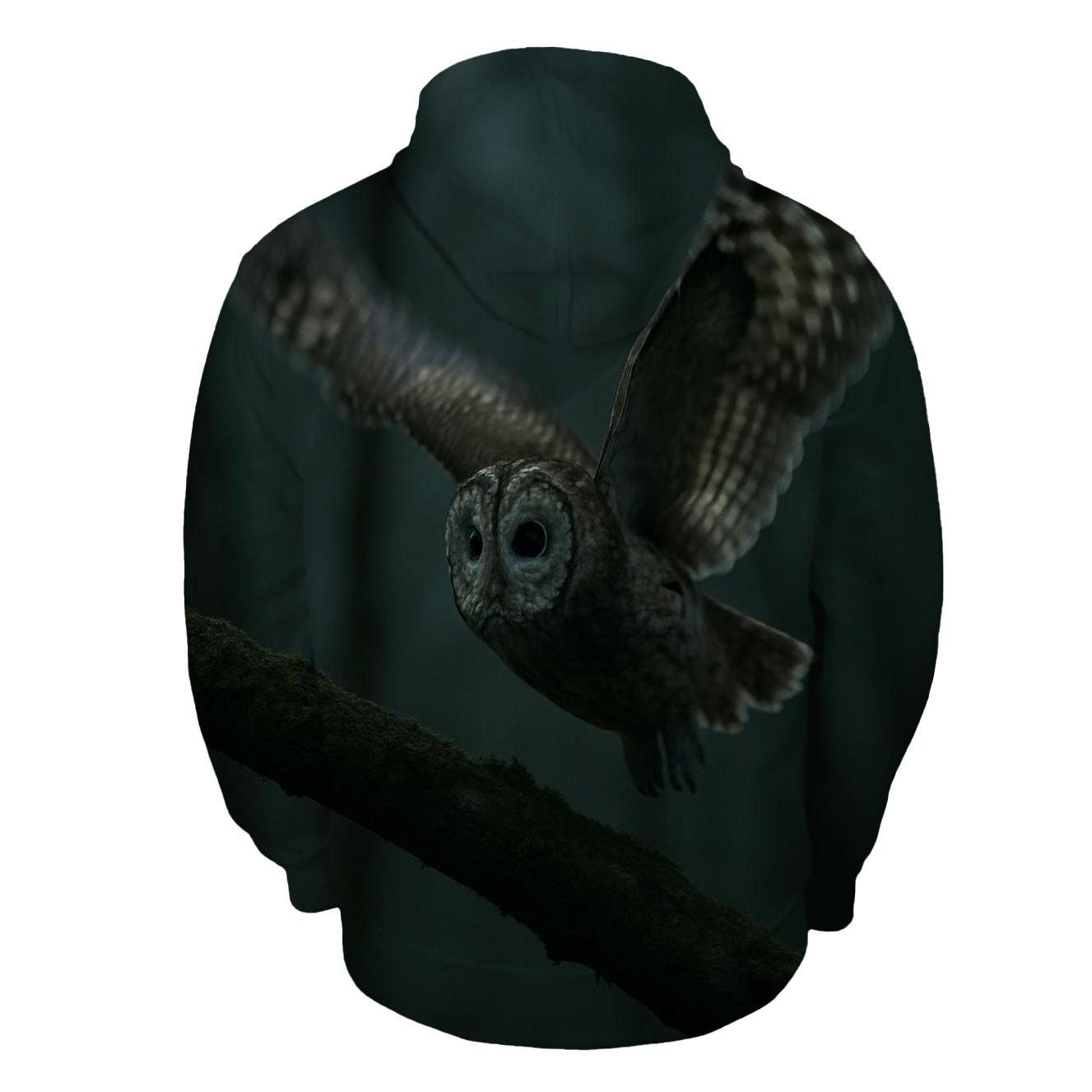 Murkwood Owl Wingbeat premium hoodies