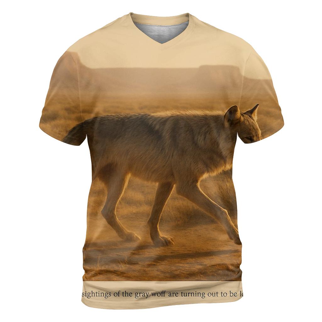 Desert Ghost Survey artistic all-over print tops
