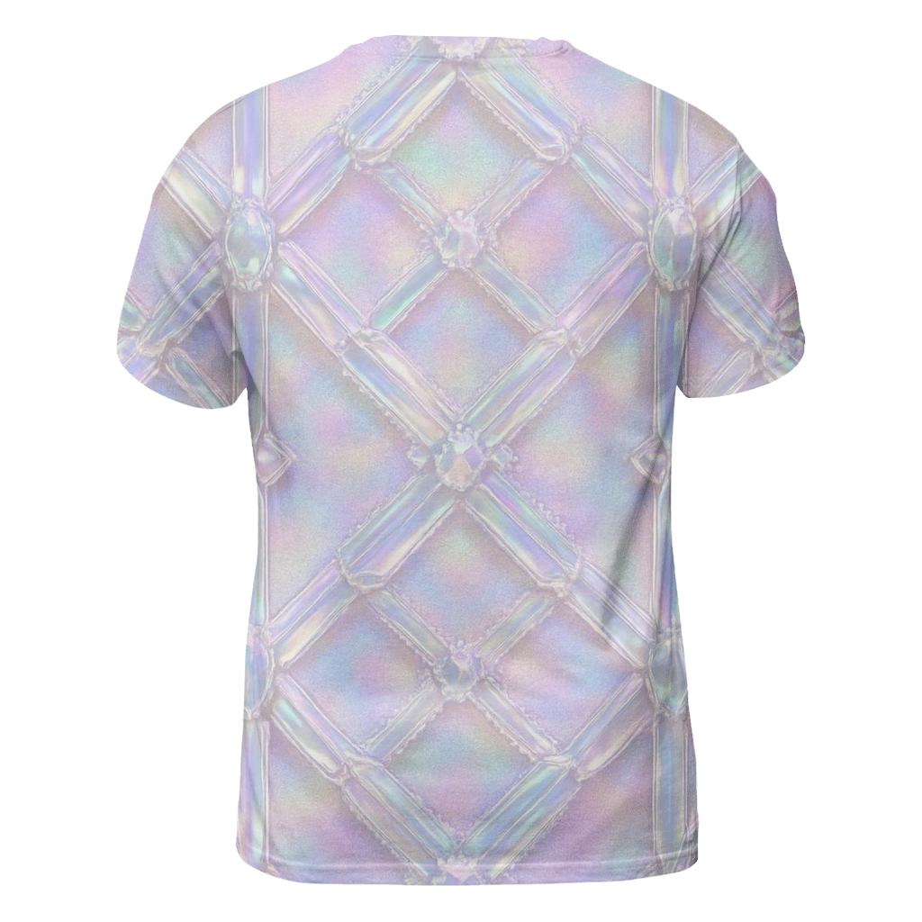 Iridescent Crystal Lattice personalized full print shirts
