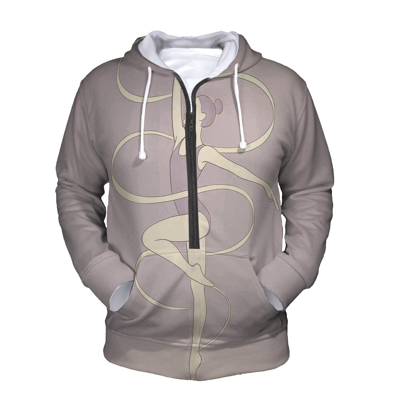 Gymnastics Elegance printed hoodies