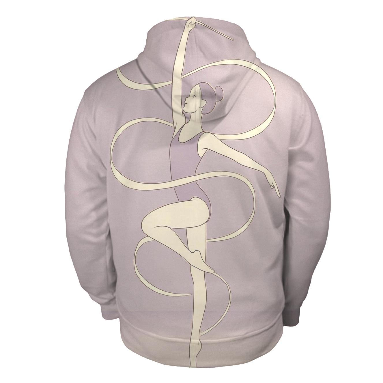Gymnastics Elegance printed hoodies