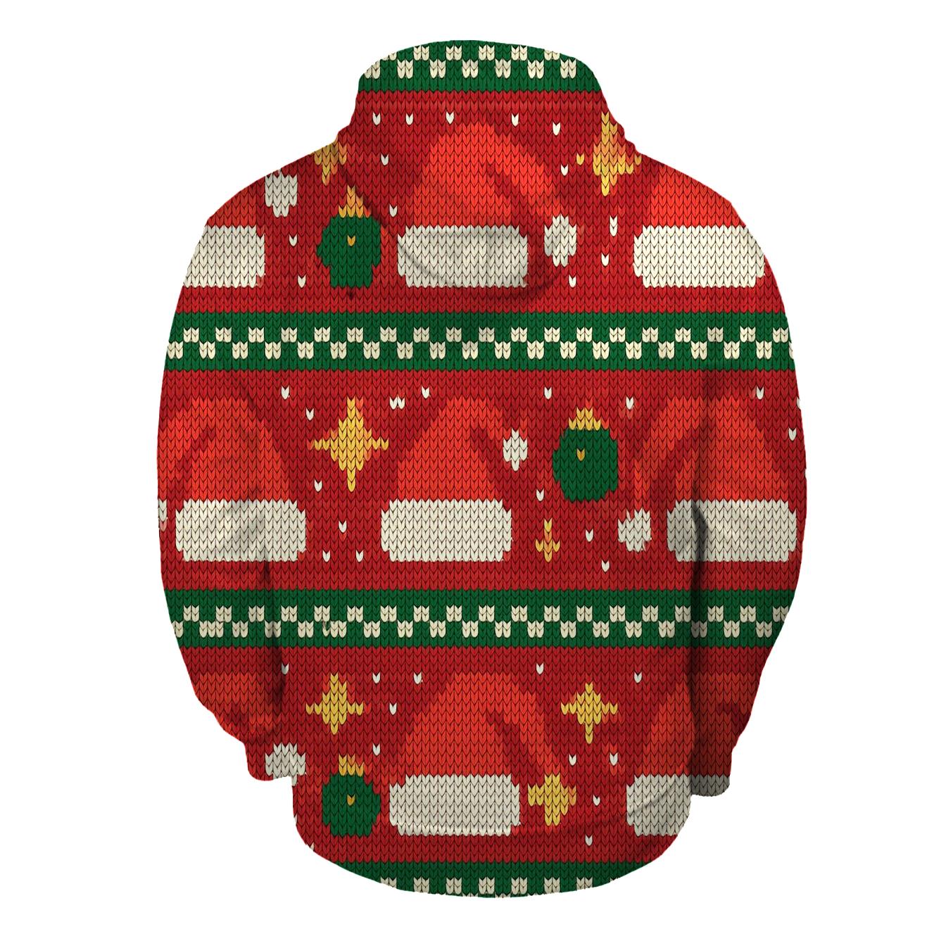 Santa Hat Scatter Bands Design hoodies fashion