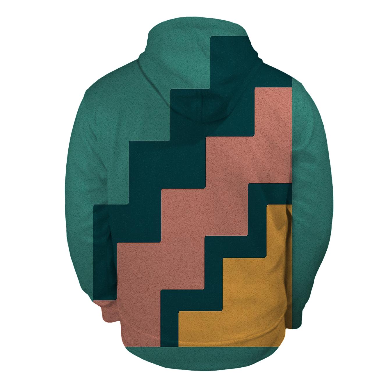Retro Prism Steps custom hoodies