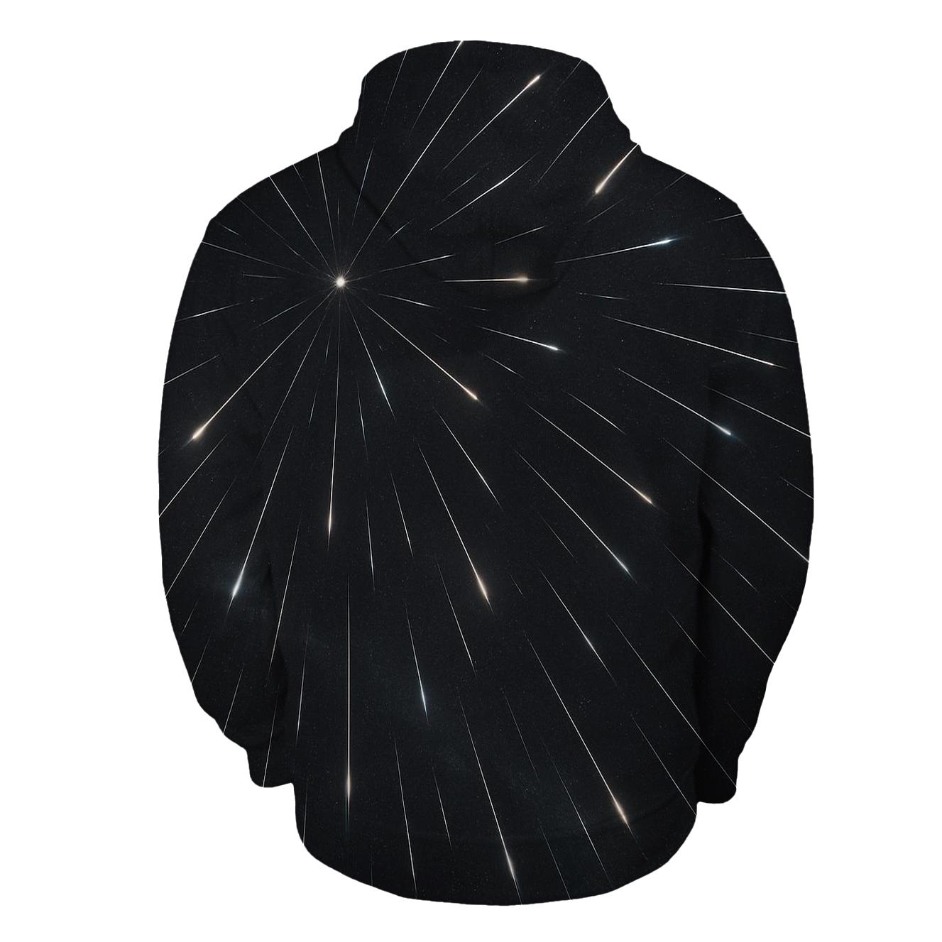 Meteor Trail Radiant Grid pullover hoodies