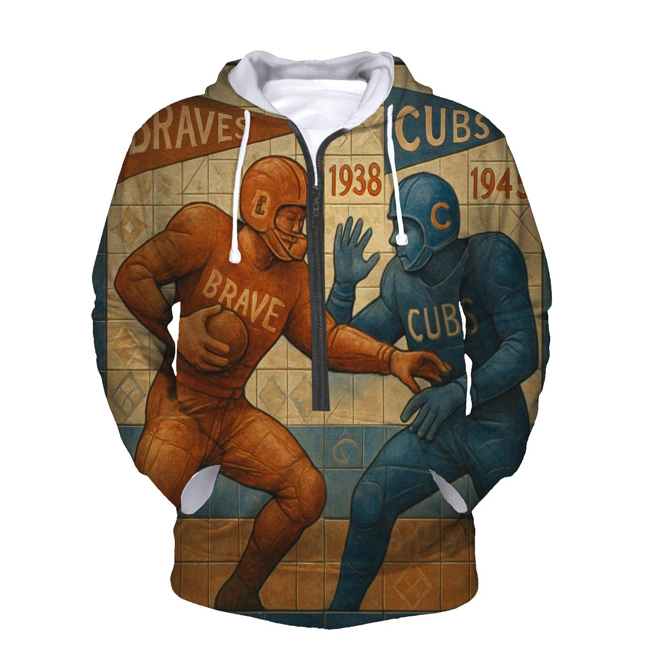Ceramic Tile Rivalry Mural hoodies fashion