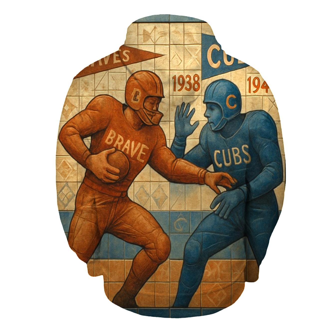 Ceramic Tile Rivalry Mural hoodies fashion