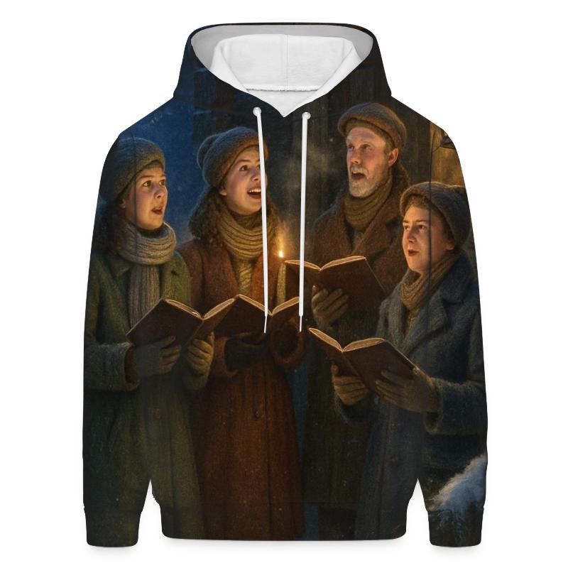 Cabin Porch Carolers zip-up hoodies